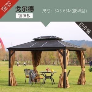 Tenda pieghevole in alluminio impermeabile 500 kg Gazebo da giardino a carico personalizzato