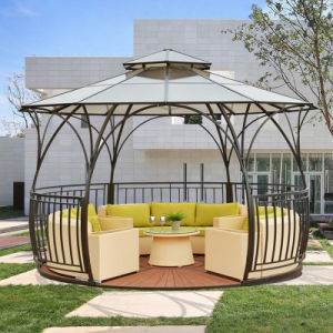 Gazebo in ghisa a vela con rivestimento in PVC Gazebo da campeggio personalizzato